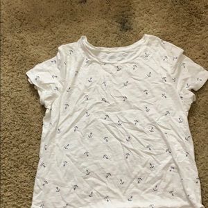 White anchor shirt